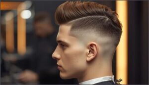 high fade with textured crop high fade with textured crop