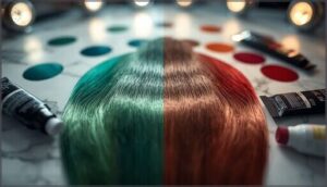 how color theory helps fix green hair how color theory helps fix green hair