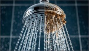 how hard water stains damage shower heads how hard water stains damage shower heads