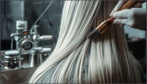 how long to leave bleach in hair how long to leave bleach in hair