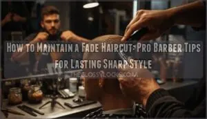 how to maintain fade haircut