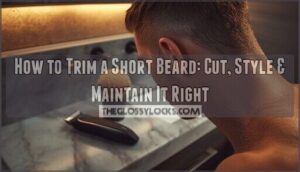 how to trim short beard