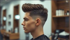 low fade with textured top low fade with textured top