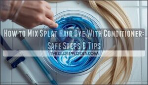 mix splat hair dye with conditioner mix splat hair dye with conditioner