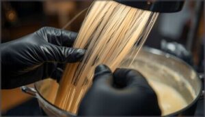 monitoring hair during bleaching monitoring hair during bleaching