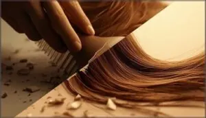 over-brushing and breakage over-brushing and breakage