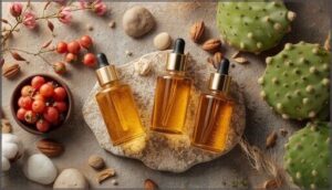 plant-based oils (rosehip, argan, prickly pear) plant-based oils (rosehip, argan, prickly pear)