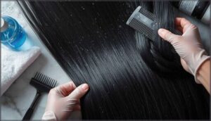 preparing black hair for dye application preparing black hair for dye application