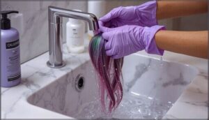 rinsing and initial aftercare rinsing and initial aftercare