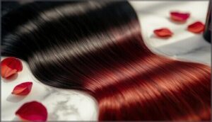 selecting the perfect red shade for dark hair selecting the perfect red shade for dark hair