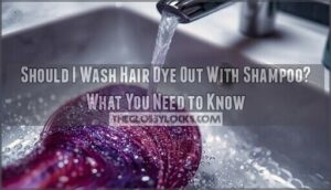 should i wash hair dye out with shampoo should i wash hair dye out with shampoo