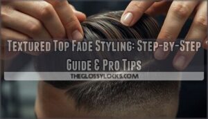 textured top fade styling textured top fade styling