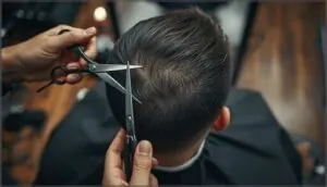 trimming the top for a balanced look trimming the top for a balanced look