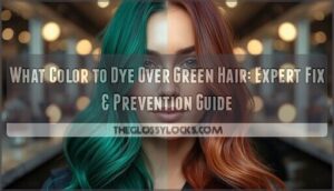 what color to dye over green hair what color to dye over green hair