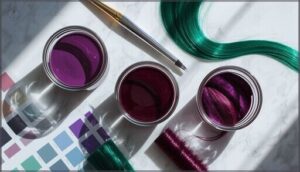 which purple shade works best on green hair which purple shade works best on green hair