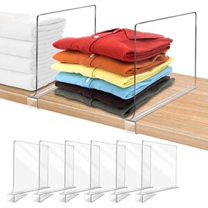 Acrylic Shelf Dividers for Closet B0BMTKGDZZ