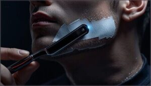 adjusting angle for facial contours adjusting angle for facial contours