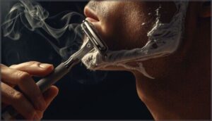 adjusting blade angle for facial contours adjusting blade angle for facial contours