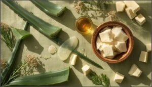 aloe vera and shea butter for soothing aloe vera and shea butter for soothing