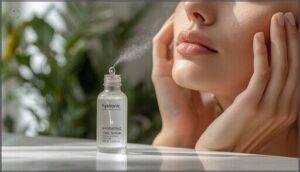 applying hydrating toners and serums applying hydrating toners and serums