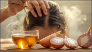 applying onion juice to your scalp applying onion juice to your scalp
