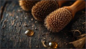 bristle material, length, and stiffness bristle material, length, and stiffness