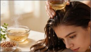 buckwheat water rinse for scalp care buckwheat water rinse for scalp care