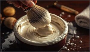 building and whipping the lather building and whipping the lather