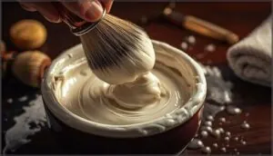 building and whipping the lather building and whipping the lather