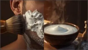 building lather directly on the skin building lather directly on the skin