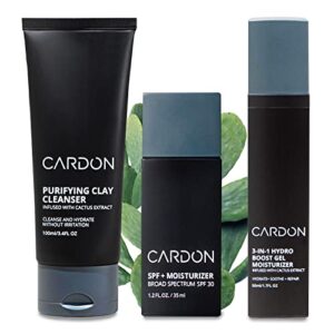 Cardon Cactus Based Men's Skincare Set B08DZPZZGY