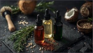 castor, coconut, and rosemary oil applications castor, coconut, and rosemary oil applications