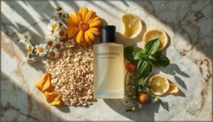 chamomile, calendula, and other botanicals chamomile, calendula, and other botanicals