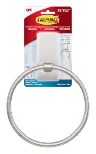 Command Hand Towel Holder Satin B0C761B5G6