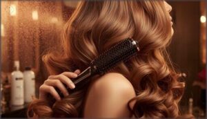 creating waves and curls with a brush creating waves and curls with a brush