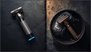 electric vs. manual shaving options electric vs. manual shaving options