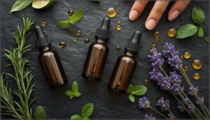 essential oils (rosemary, peppermint, lavender) essential oils (rosemary, peppermint, lavender)