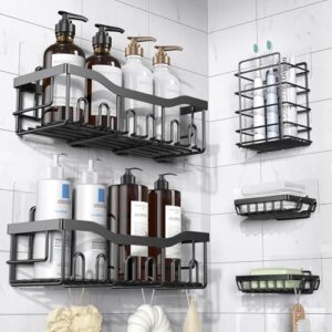 EUDELE Adhesive Shower Caddy, 5 B0BLSCY6PR