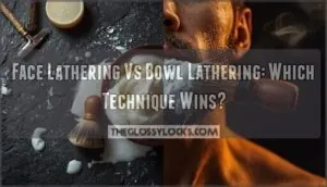 face lathering vs bowl lathering face lathering vs bowl lathering