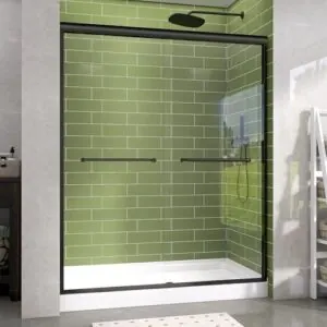 GETPRO Shower Door Double Sliding B0D9M4VL7N