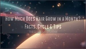 how much does hair grow on average in one month how much does hair grow on average in one month
