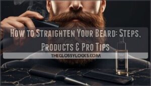 how to straighten your beard how to straighten your beard