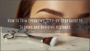 how to trim eyebrows how to trim eyebrows