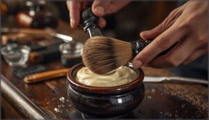 loading the brush with product loading the brush with product