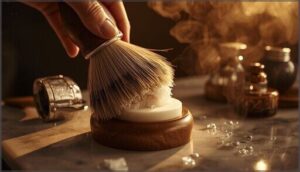 loading the brush with soap or cream loading the brush with soap or cream