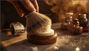 loading the brush with soap or cream loading the brush with soap or cream