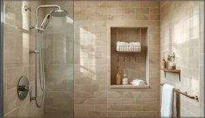match shower caddies to your bathroom’s style and finishes match shower caddies to your bathroom’s style and finishes