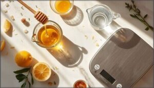 measuring and mixing ingredients measuring and mixing ingredients