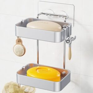 Orimade Aluminum 2 Tier Soap B0GKP3SZ1X