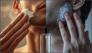 patting vs. rubbing application patting vs. rubbing application